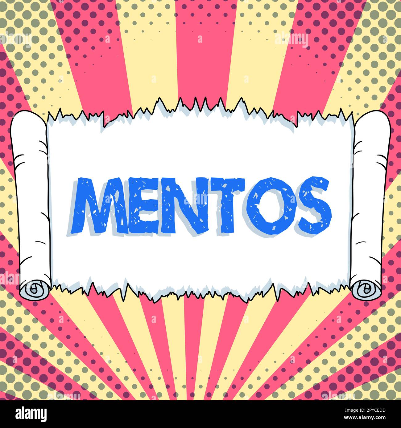 Konzeptionelle Beschriftung Mentos. Jamaikanische Volksmusik im Geschäftskonzept auf der Grundlage eines traditionellen Tanzrhythmus Stockfoto