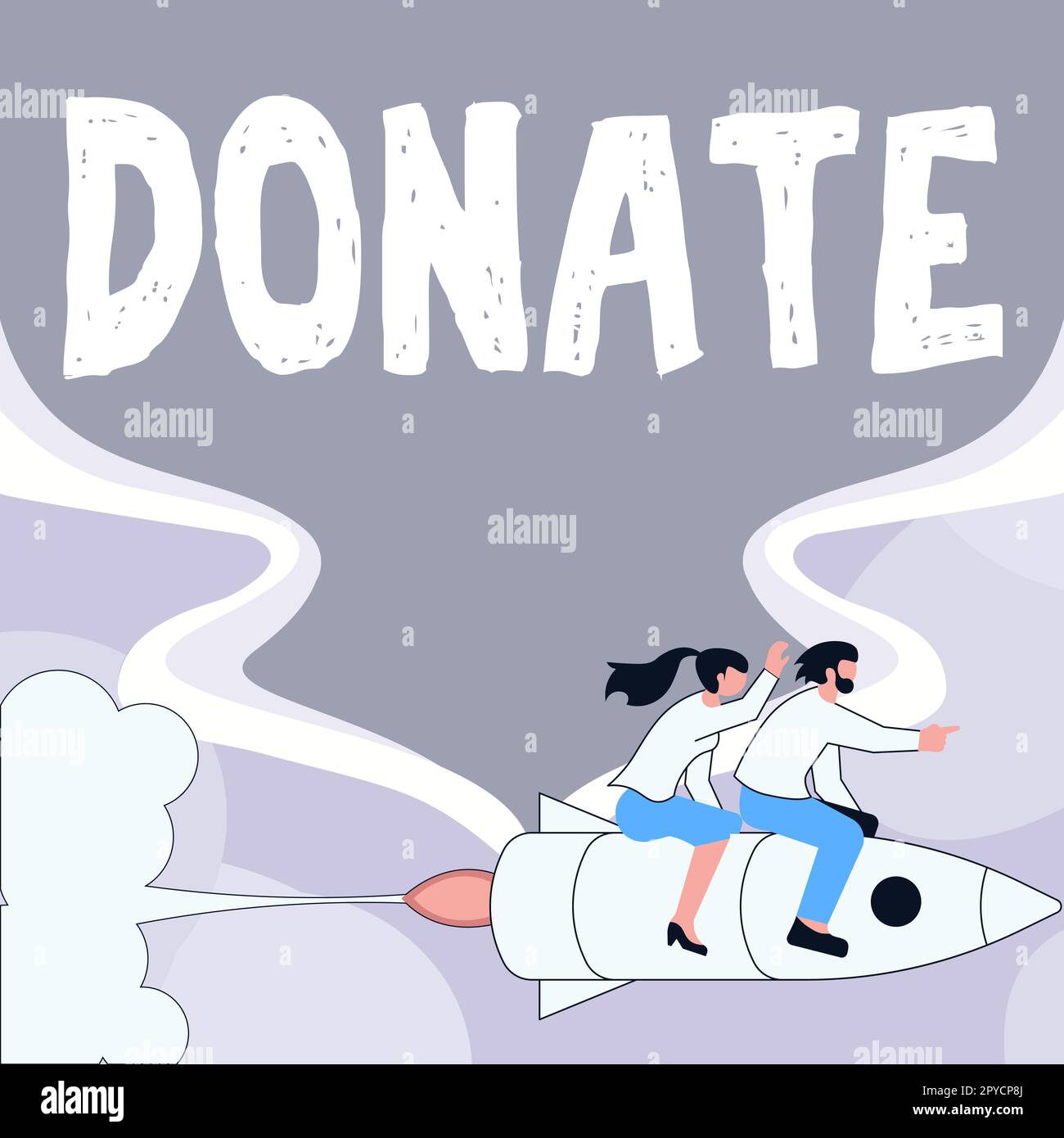 Konzeptionelle Beschriftung Spenden. Wort für Geld oder Waren für einen guten Zweck, zum Beispiel für wohltätige Zwecke oder Menschen Stockfoto