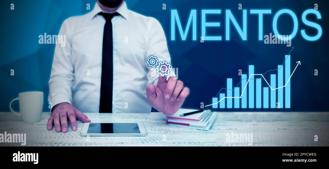 Schreiben von Anzeigetext Mentos. Jamaikanische Volksmusik im Internet-Stil, basierend auf traditionellem Tanzrhythmus Stockfoto