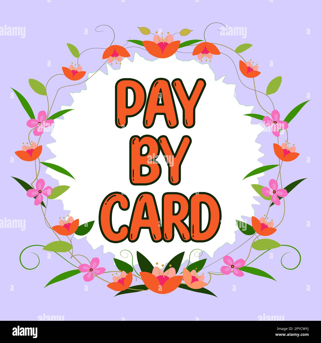 Handschrift Text Bezahlen per Karte. Geschäftsansatz Zahlungen auf Kredit, Lastschrift, elektronischer virtueller Geldeinkauf Stockfoto