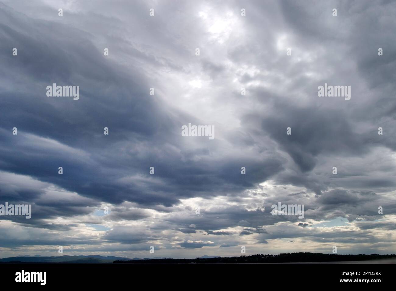 Gewitterwolken Stockfoto