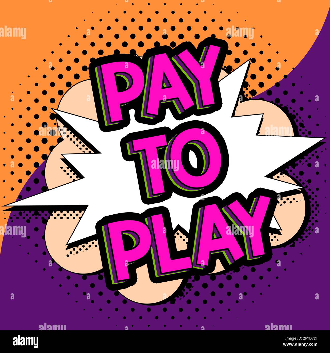 Konzeptionelle Beschriftung Pay-to-Play. Unternehmensübersicht Geld für ein Spiel Glücksspiel Sport Unterhaltung geben Stockfoto