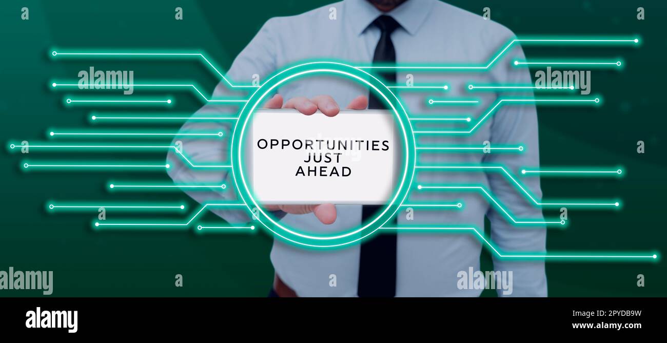 Handschriftmöglichkeiten stehen vor der Tür. Ein paar Umstände, die es ermöglichen, etwas in kurzer Zeit zu tun Stockfoto