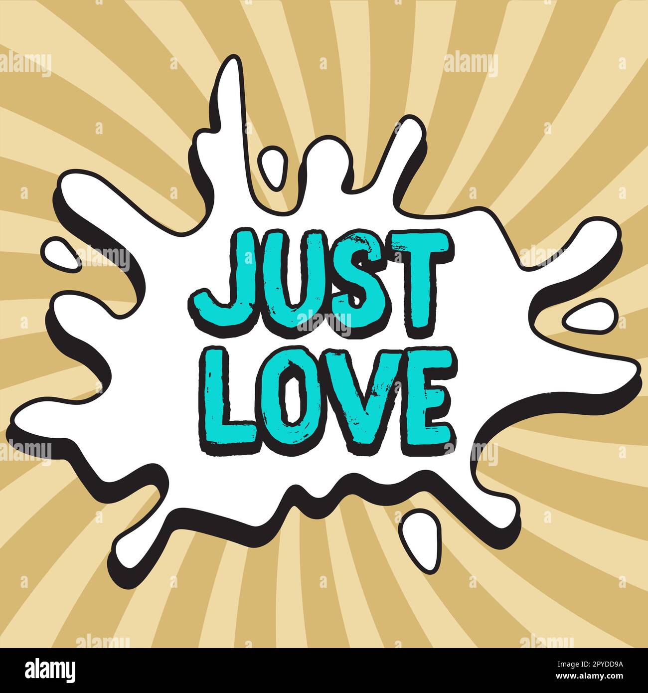 Konzeptionelle Darstellung Just Love. Geschäftskonzept physisches Interesse an jemandem zeigen emotionale Bindung Stockfoto