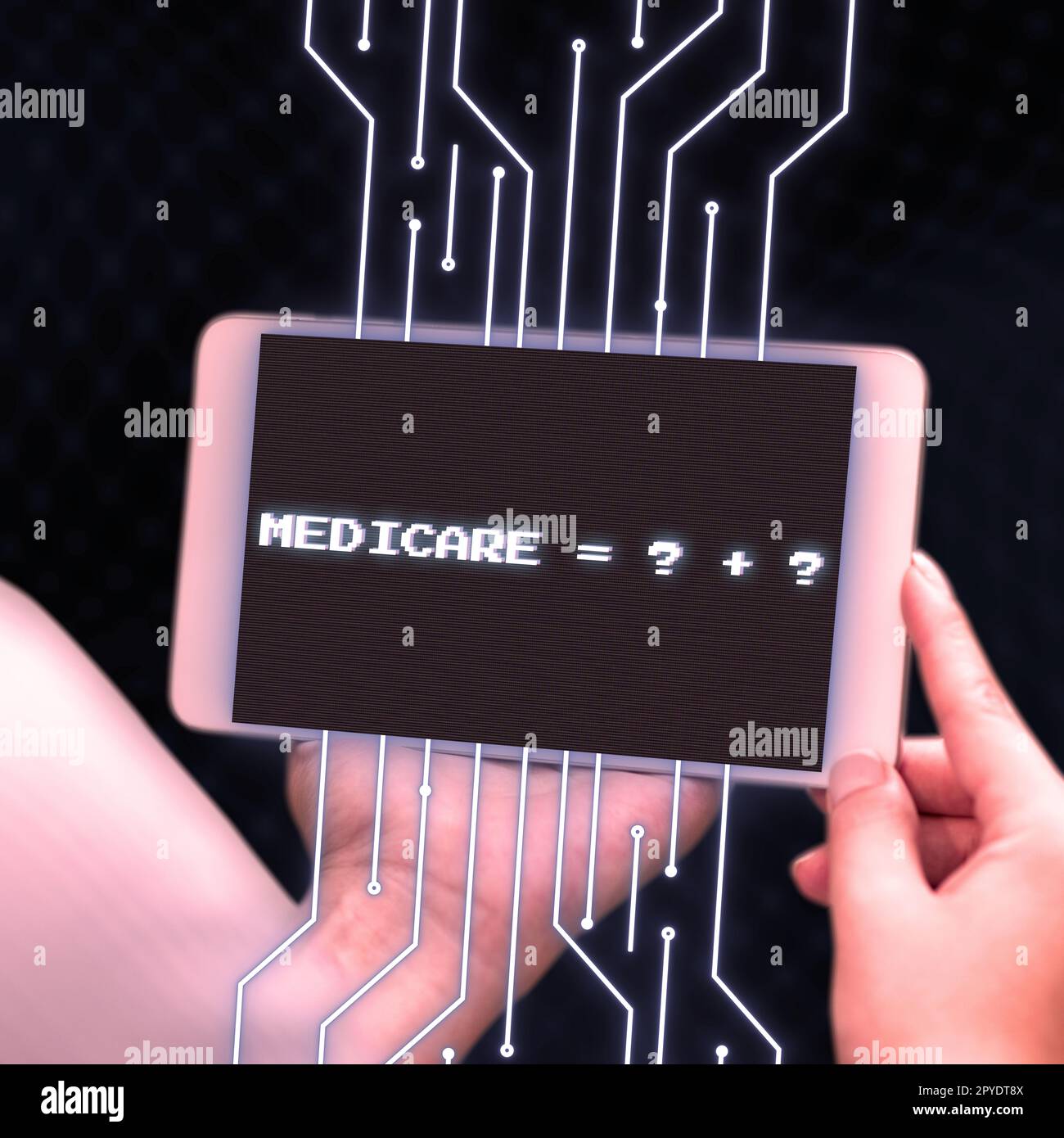 Handschrifttext Medicare. Konzeptfoto eine Politik der Bundesregierung, die Krankenversicherung bietet Stockfoto