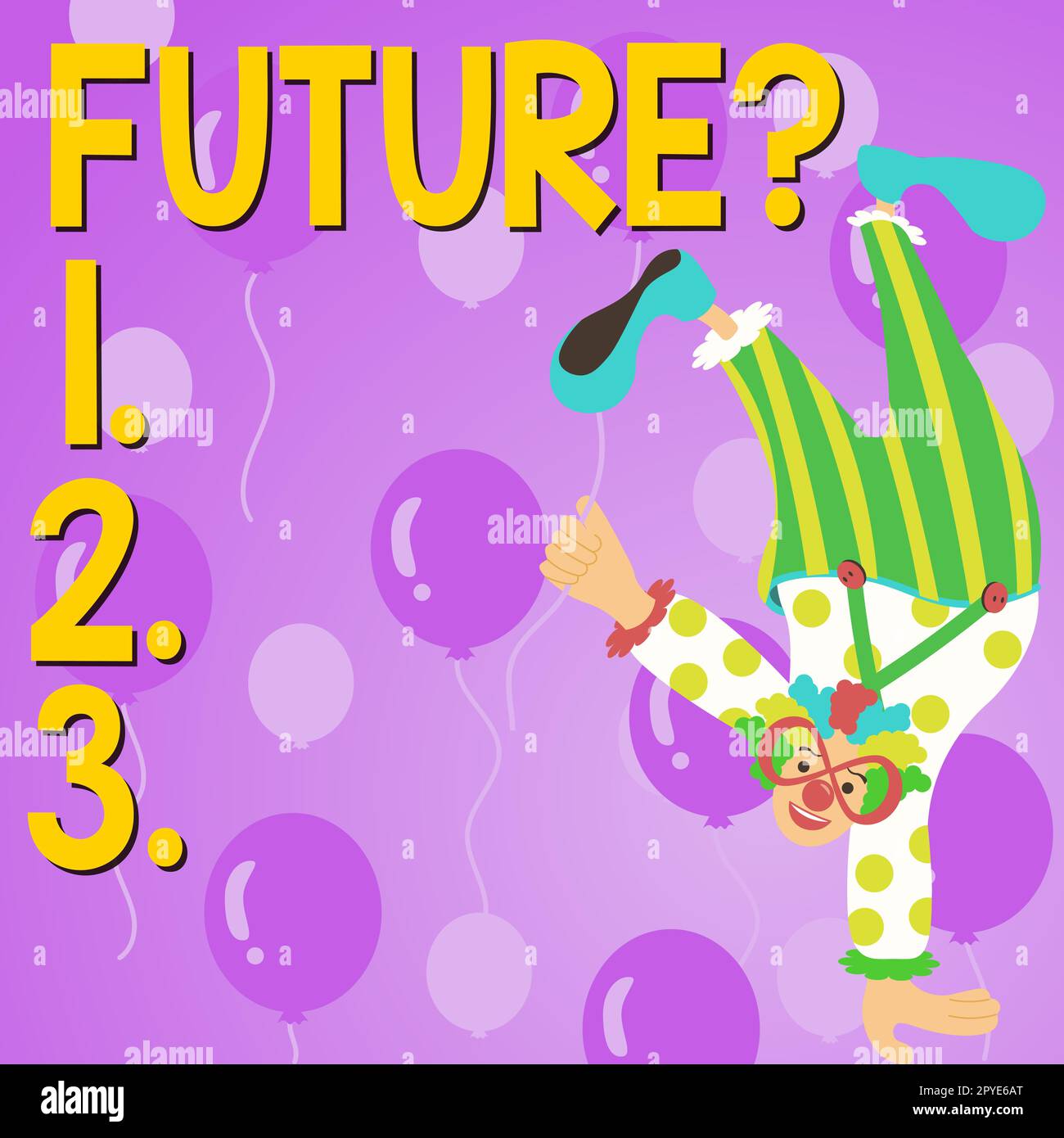 Handschriftstext Zukunft. Zeitraum des Geschäftsansatzes nach dem aktuellen Moment Ereignisse, die eintreten werden Stockfoto