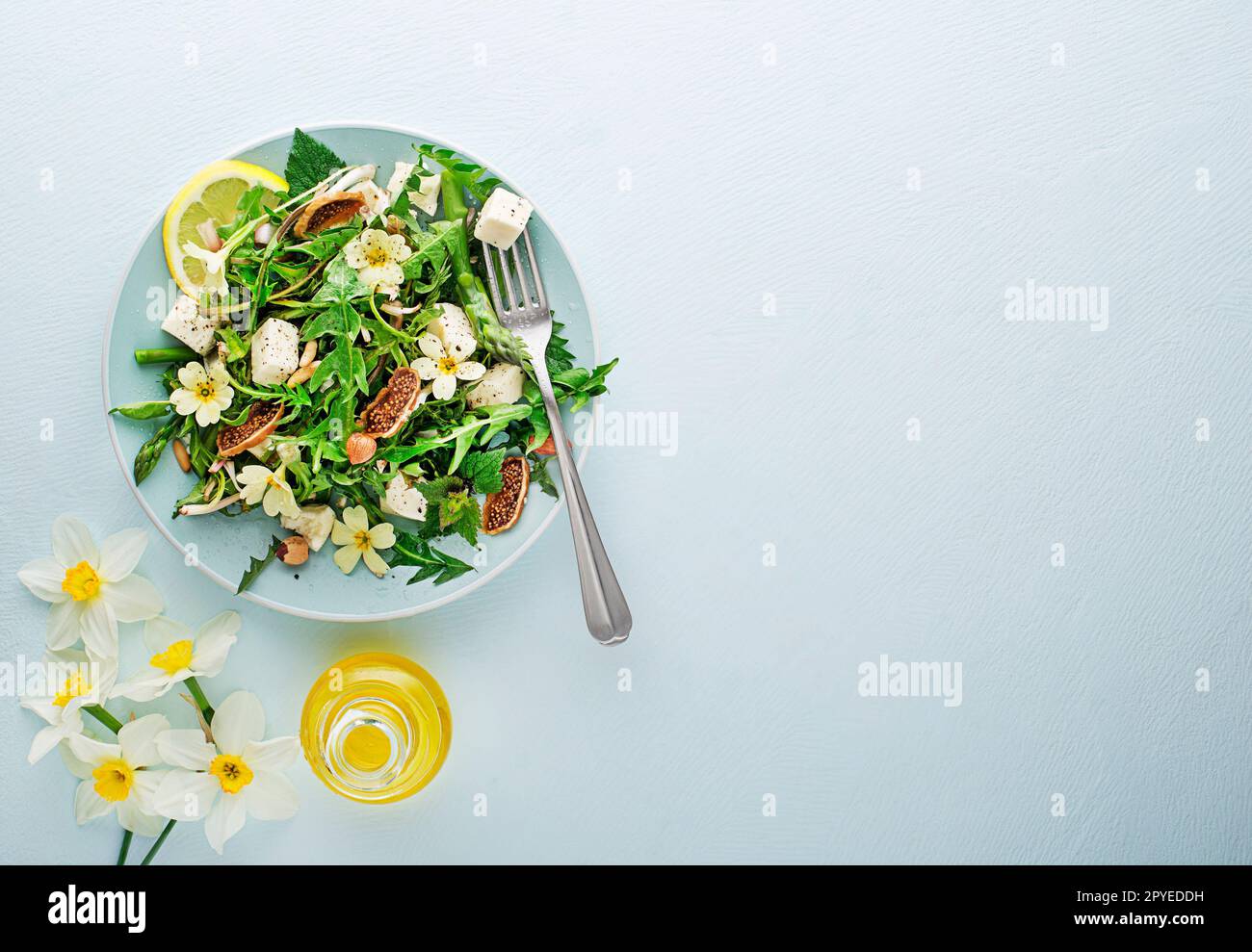 Frühjahr Salat Stockfoto
