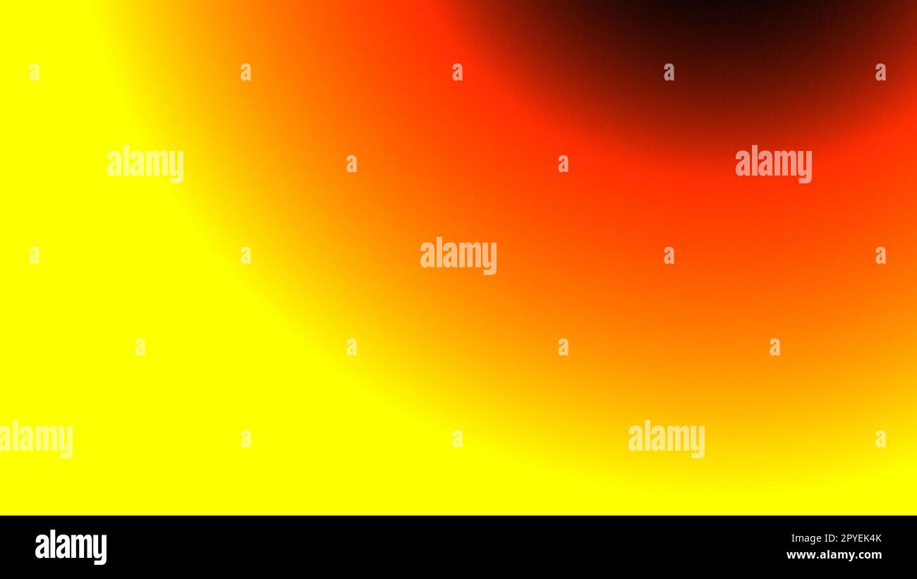 Orange, radial vom Hintergrund der oberen rechten Ecke Stockfoto