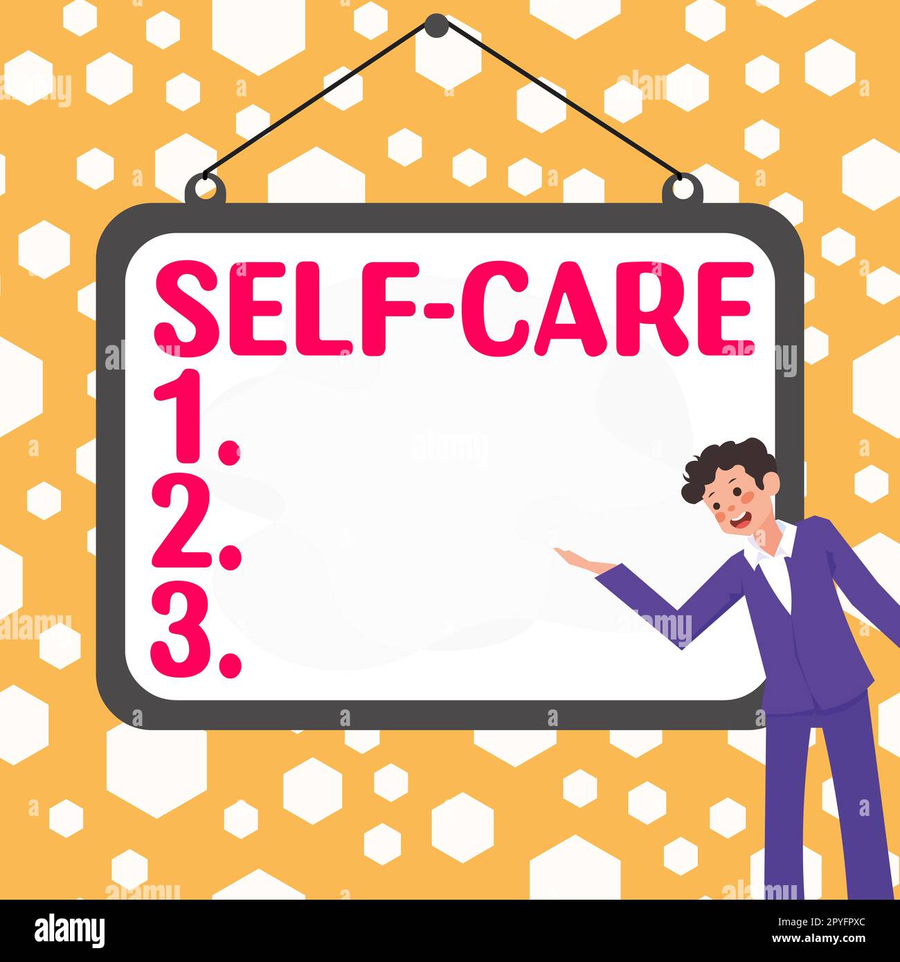 Handschrift Text Self Care. Geschäftsansatz die Praxis, Maßnahmen zur Verbesserung der eigenen Gesundheit zu ergreifen Stockfoto