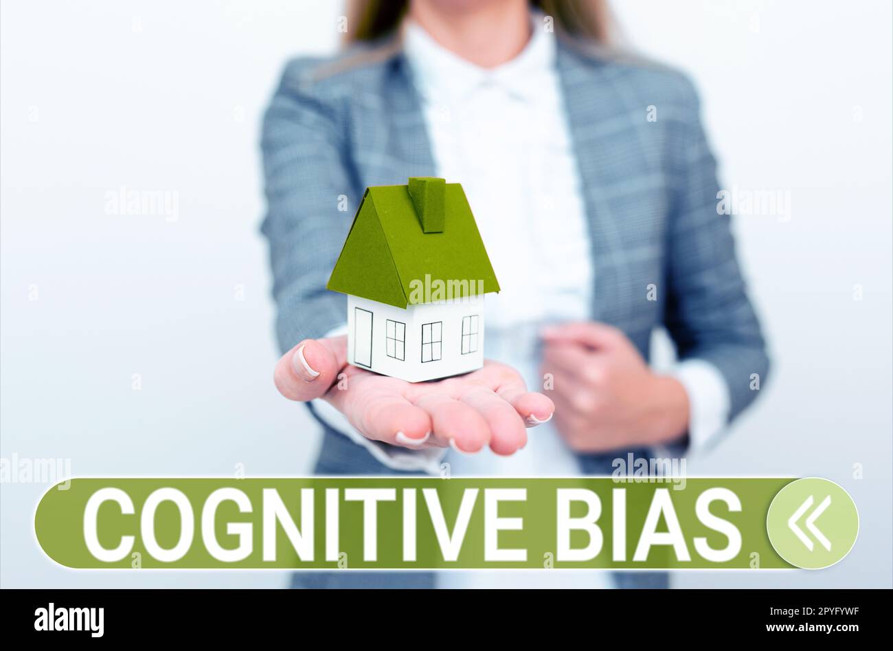 Konzeptionelle Bildunterschrift kognitive Vorurteile. Business Showcase psychologische Behandlung psychischer Störungen Stockfoto