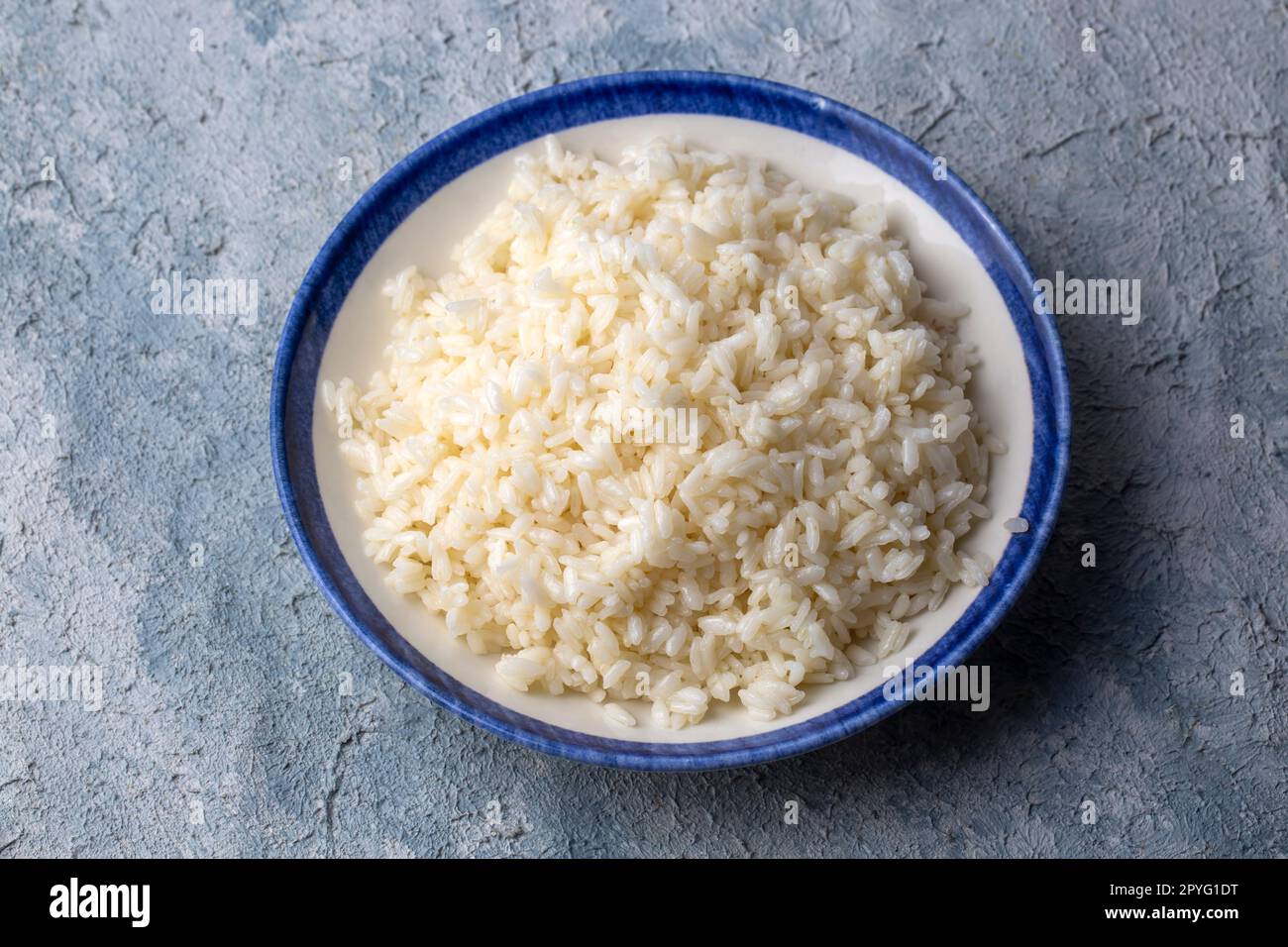 Einfacher Reispilaf, türkischer Name; Pirinc pilavi Stockfoto