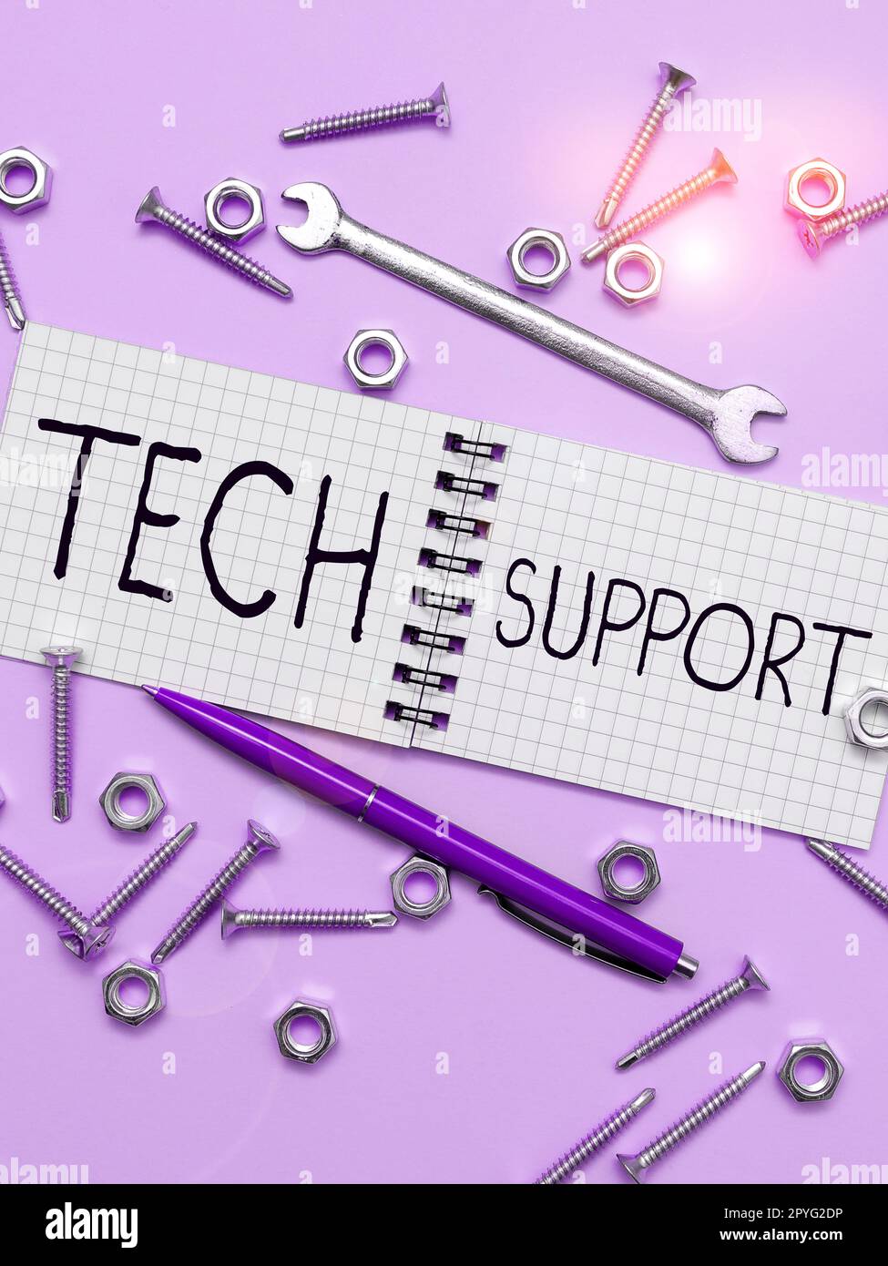 Konzeptionelle Anzeige – Technischer Support. Business-Showcase zur Unterstützung von Personen, die technische Probleme haben Stockfoto