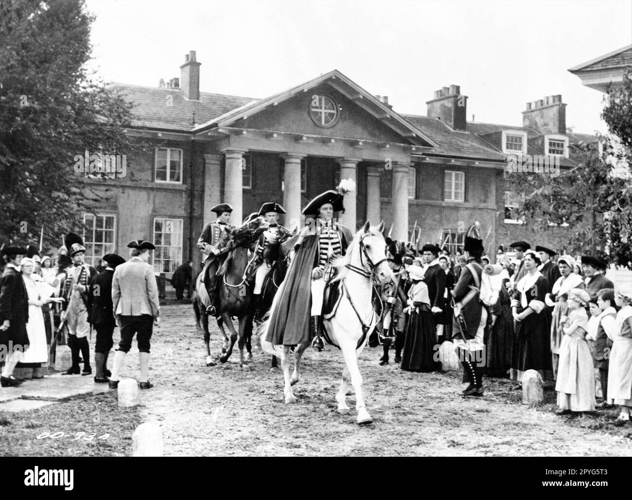 LAURENCE OLIVIER im JÜNGER DES TEUFELS 1959 Regisseur GUY HAMILTON und (nicht angerechnet) ALEXANDER MACKENDRICK nach dem Stück von George Bernard Shaw Drehbuch John Dighton und Roland Kibbee Musik Richard Rodney Bennett Kostüme Mary Grant UK-USA Co-Produktion Co-Executive Produzenten Kirk Douglas und Burt Lancaster Hecht-Hill-Lancaster Productions / Brynaprod / United Artists Stockfoto