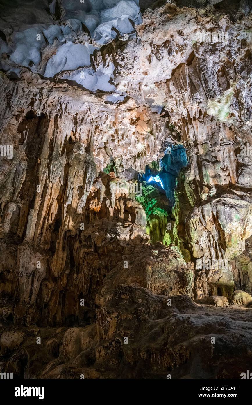 Thien Cung Grotto Stockfoto