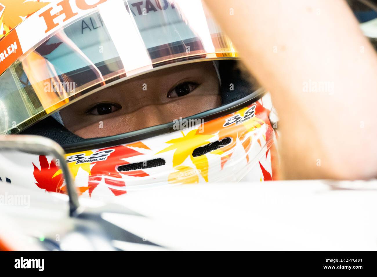 MANAMA, BAHRAIN, Sakhir Circuit, 3. März 2023: Nr. 22, Yuki TSUNODA, JAP, Team Scuderia Alpha Tauri, AT04, während des Bahrain Formel 1 Grand Prix at Stockfoto