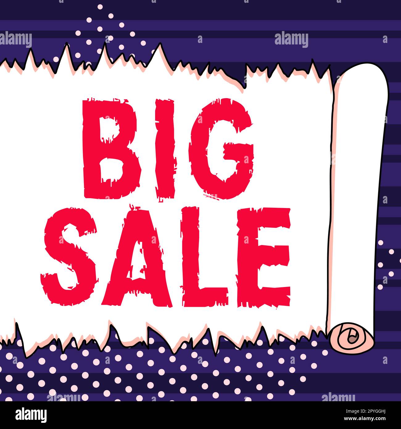 Konzeptdarstellung Big Sale. Konzeptionelles Foto Putting Produkte auf hohen Rabatt Great price Black Friday Stockfoto