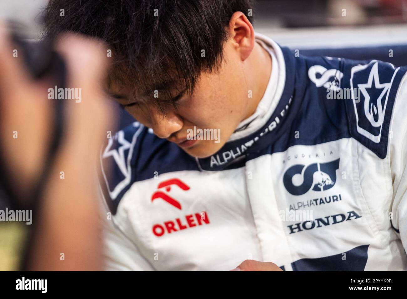 MANAMA, BAHRAIN, Sakhir Circuit, 5. März 2023: Nr. 22, Yuki TSUNODA, JAP, Team Scuderia Alpha Tauri, während des Bahrain Formel 1 Grand Prix bei der Ba Stockfoto