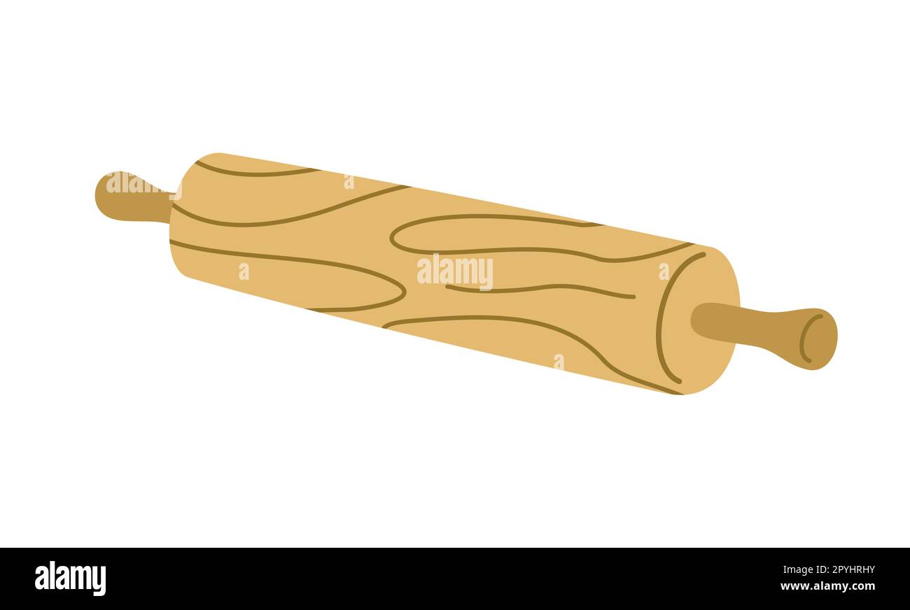 Symbol für Holzrollen Stock Vektor