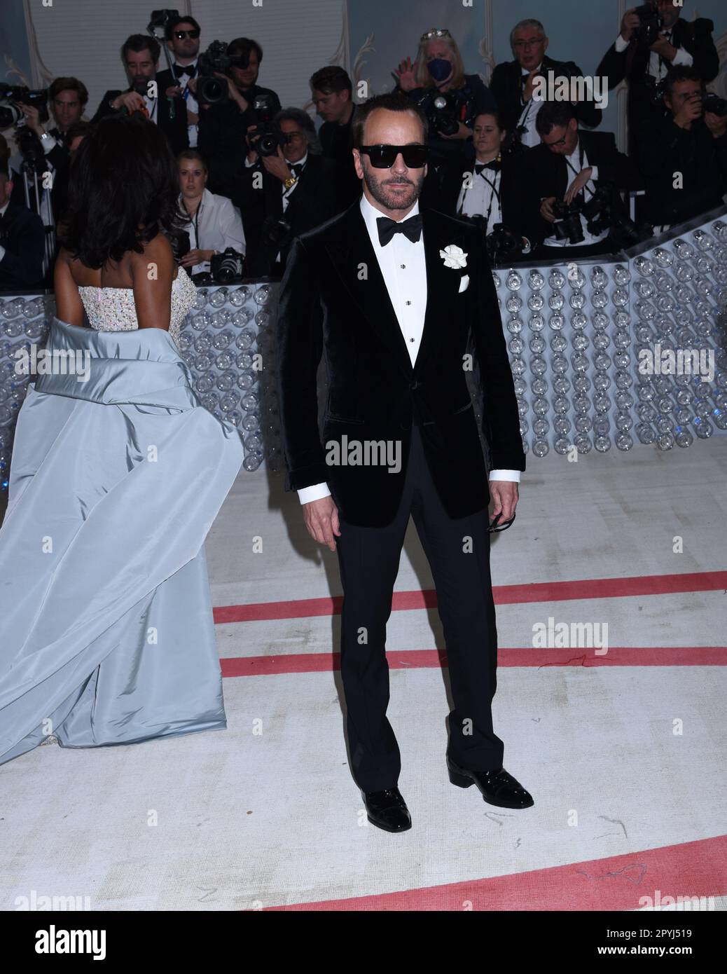 3. Mai 2023, New York, New York, USA: Tom Ford nimmt an der 2023 Met Gala Teil und feiert Karl Lagerfeld: A Line of Beauty im Metropolitan Museum of Art in New York. (Kreditbild: © Photo Image Press via ZUMA Press Wire) NUR ZUR REDAKTIONELLEN VERWENDUNG! Nicht für den kommerziellen GEBRAUCH! Stockfoto