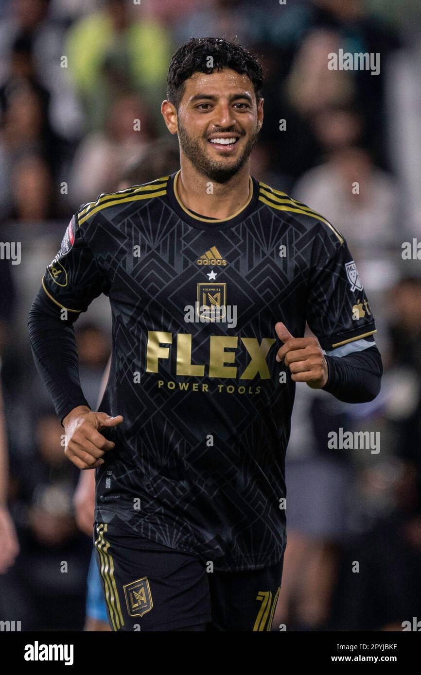 Stürmer des LAFC Carlos Vela (10) während eines Halbfinalspiels der
