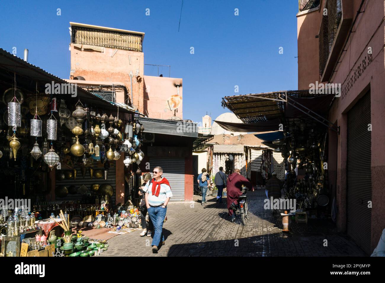 Zoco de Marrakech, Marruecos, Norte de Africa, Continente africano Stockfoto