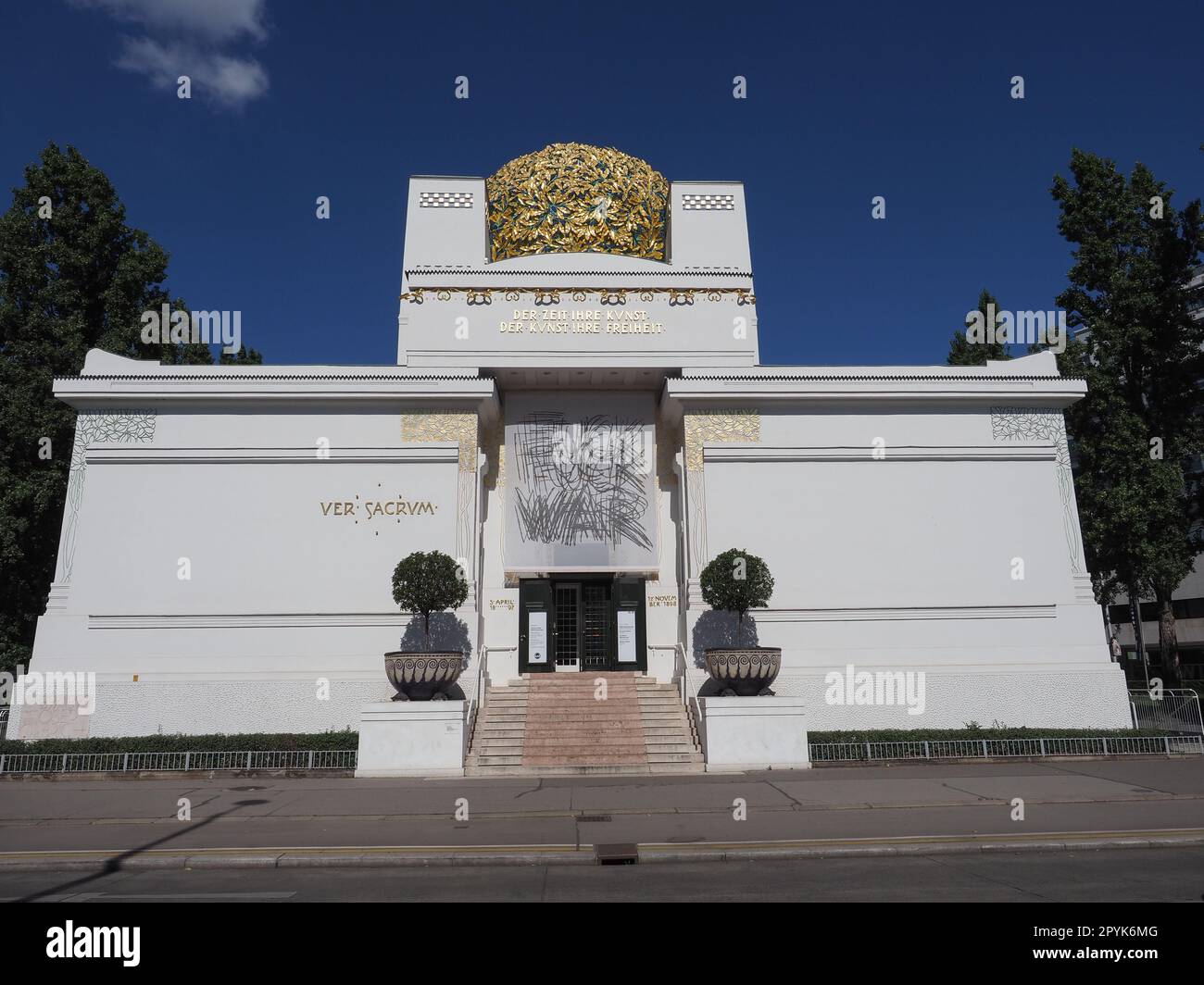 Sezessionsgebäude in Wien Stockfoto