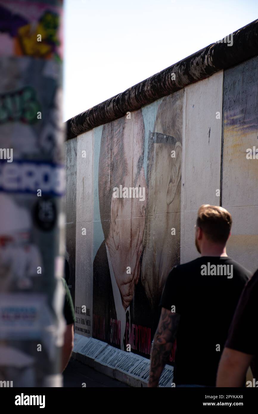 East Side Galerie Stockfoto