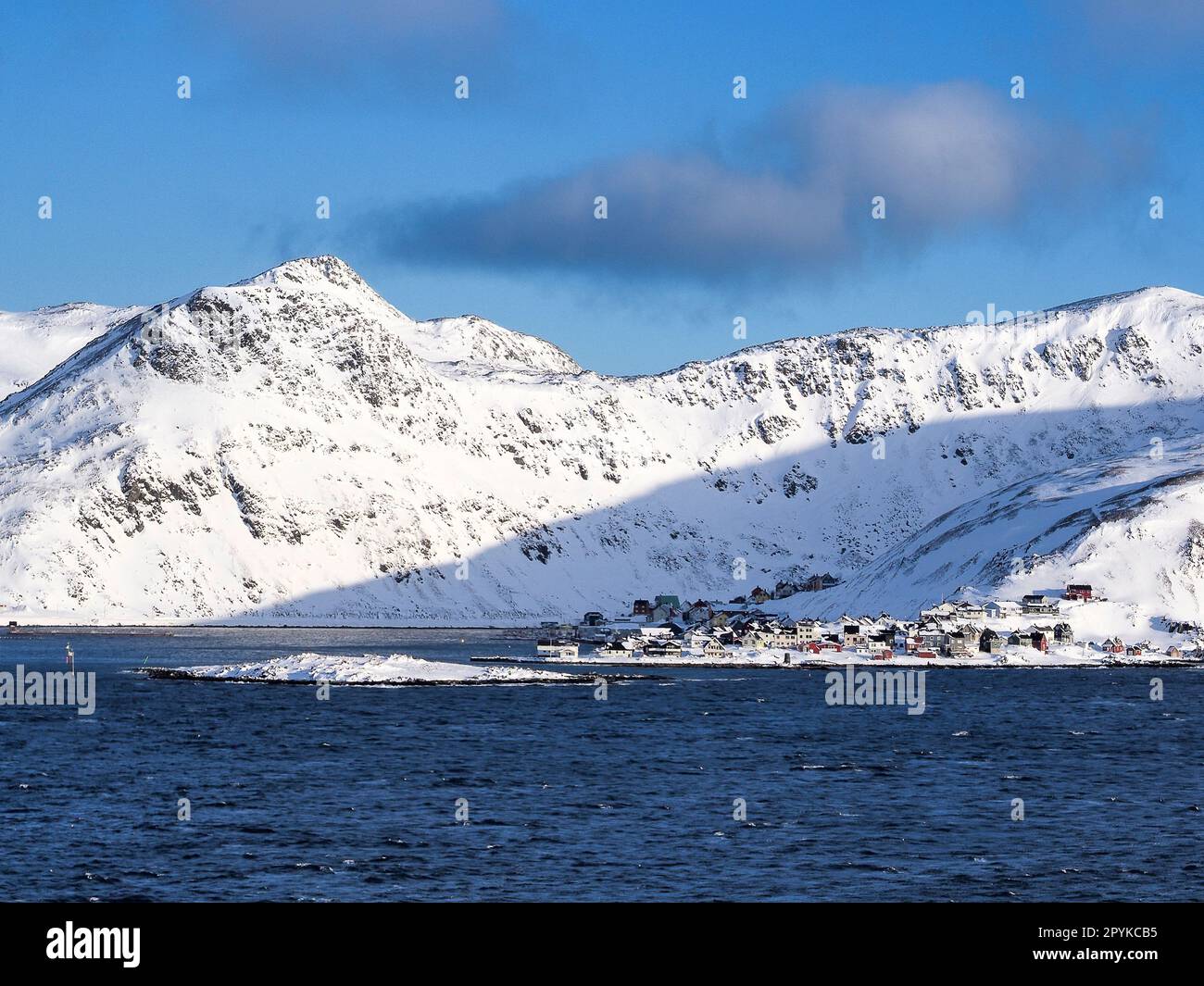 Norwegen, Troms Og Finnmark - NordvÃ auf der Insel MagerÃ¸ya Stockfoto