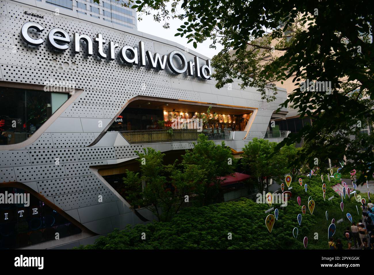 Central World Einkaufszentrum in Bangkok, Thailand. Stockfoto