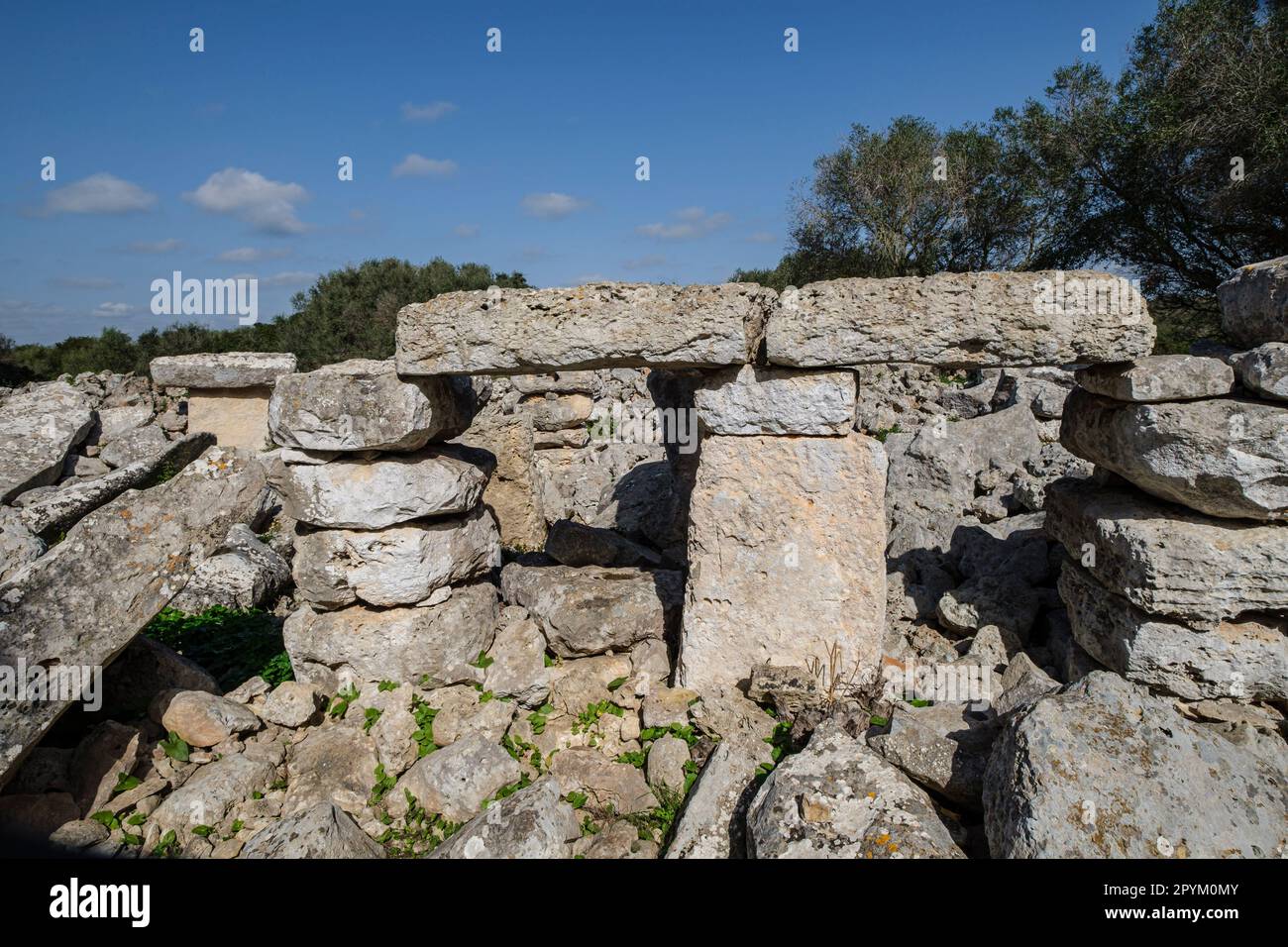Na Comerma de sa Garita, posttalayotische Ära, Alaior, Menorca, Balearen, Spanien Stockfoto