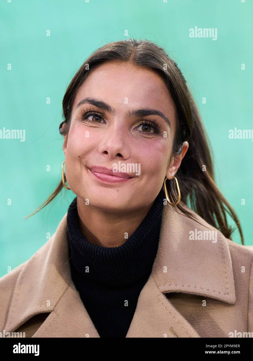 Stuttgart, Deutschland. 03. Mai 2023. Lea Wagner, Moderatorin ARD Sport Moderatorin, Sportmoderatorin, Journalistin, das erste, Fernsehmoderatorin, Im Spiel VFB STUTTGART - EINTRACHT FRANKFURT 2-3 DFB-Pokal, deutscher Fußballpokal, Halbfinale am 03. Mai 2023 in Stuttgart. Season 2022/2023 Gutschein: Peter Schatz/Alamy Live News Stockfoto