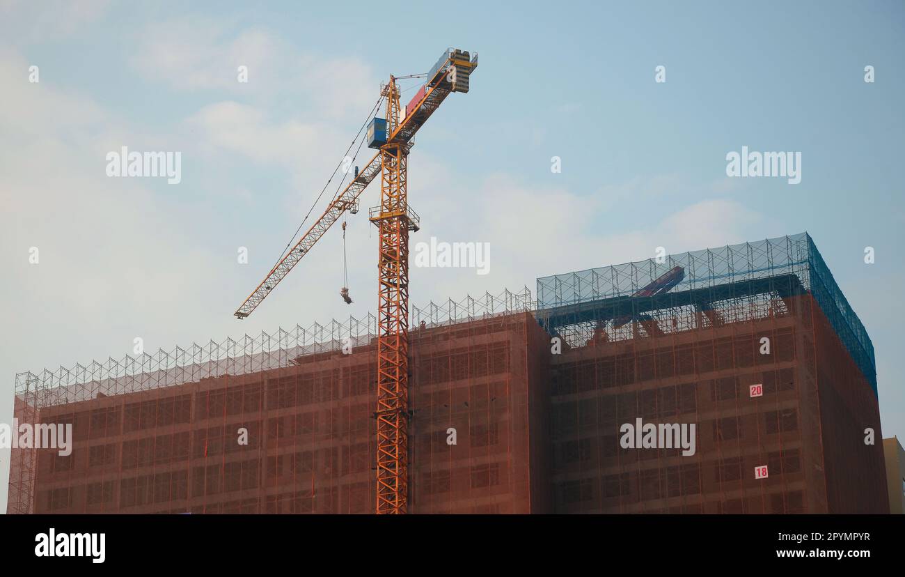 Apartmentgebäude. Vietnam-Immobilien Stockfoto