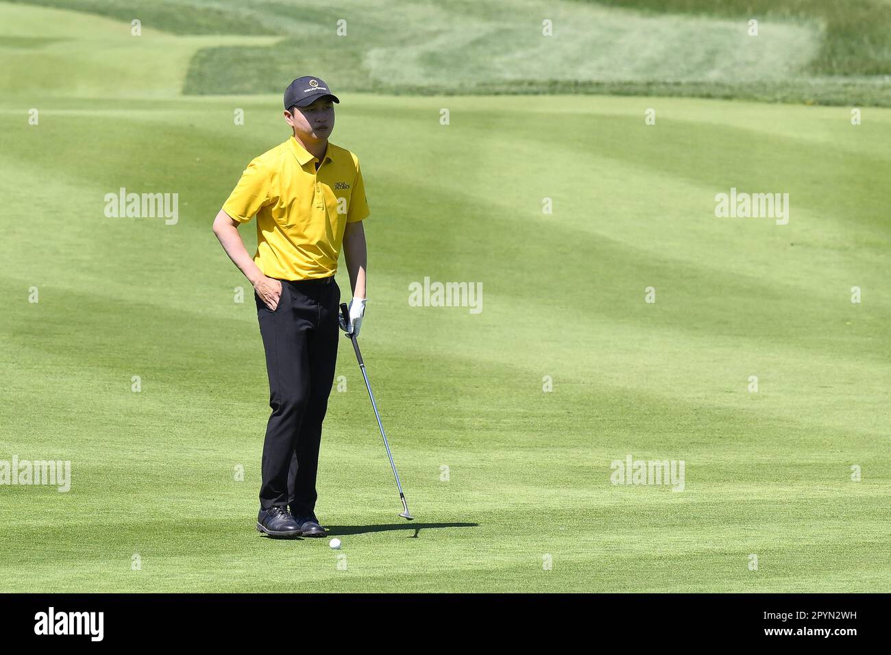 Rom, Italien. 04. Mai 2023. Jeunghun WANG (KOR) während der DS Automobiles 80Â° Open dâ&#x80;&#X99;Italia Day 1. Mai 4, 2023 im Marco Simone Golf & Country Club in Rom, Italien. Kredit: Unabhängige Fotoagentur/Alamy Live News Stockfoto