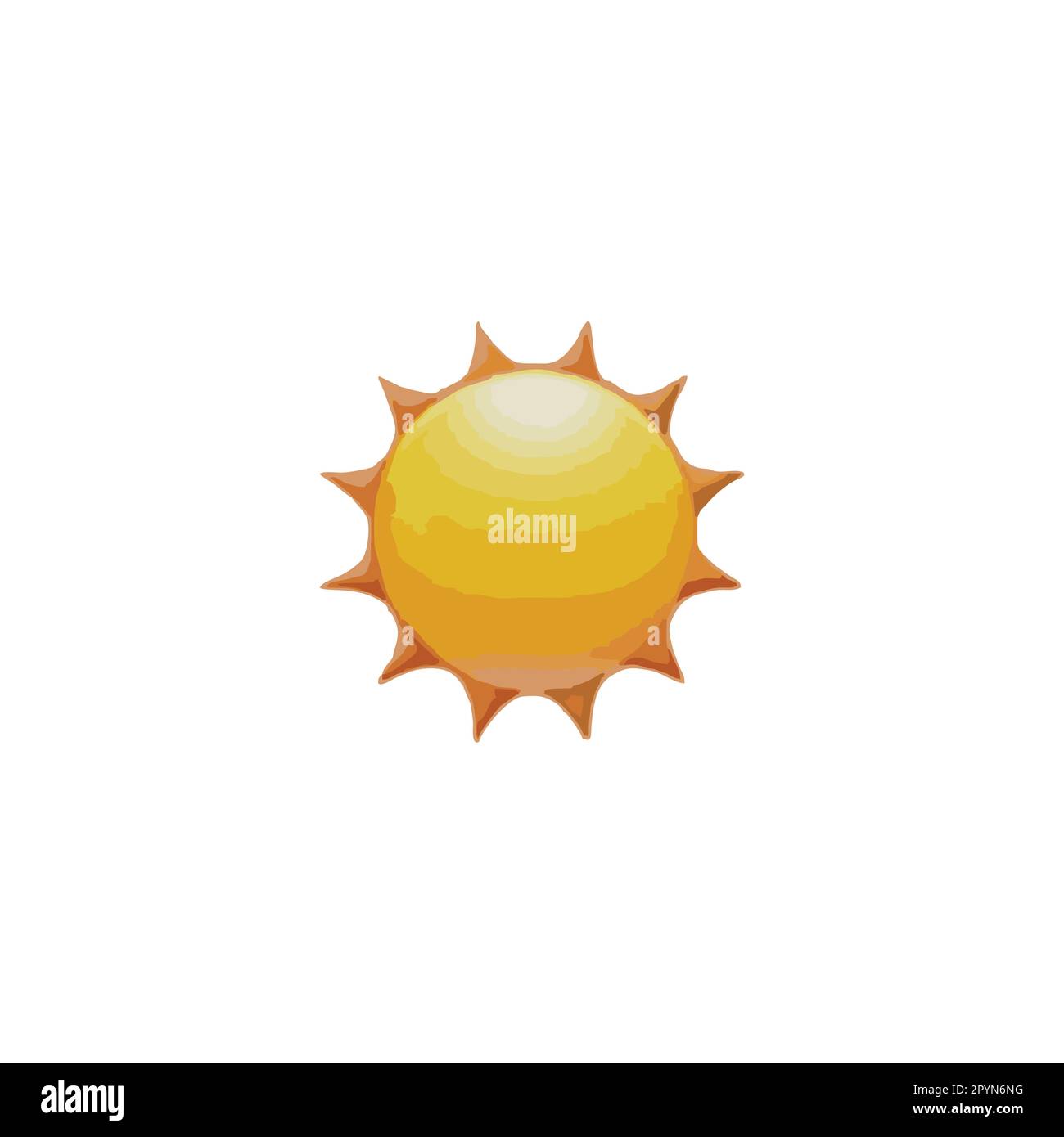 Sonne, Illustration, Verlauf, geometrisches einfaches Symbol Logo-Vektor Stock Vektor