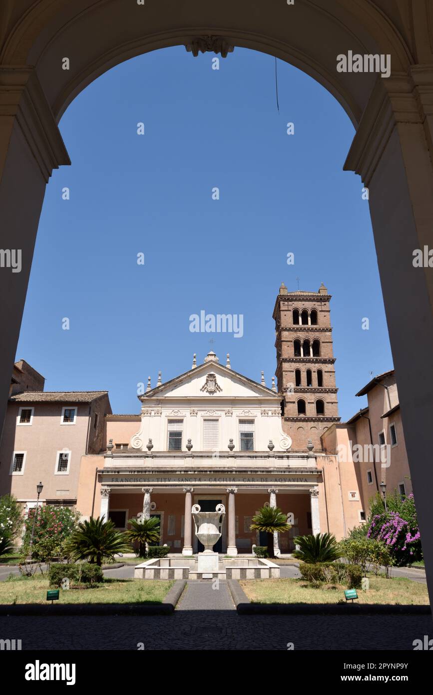 Basilica di Santa Cecilia in Trastevere, Trastevere, Rom, Italien Stockfoto