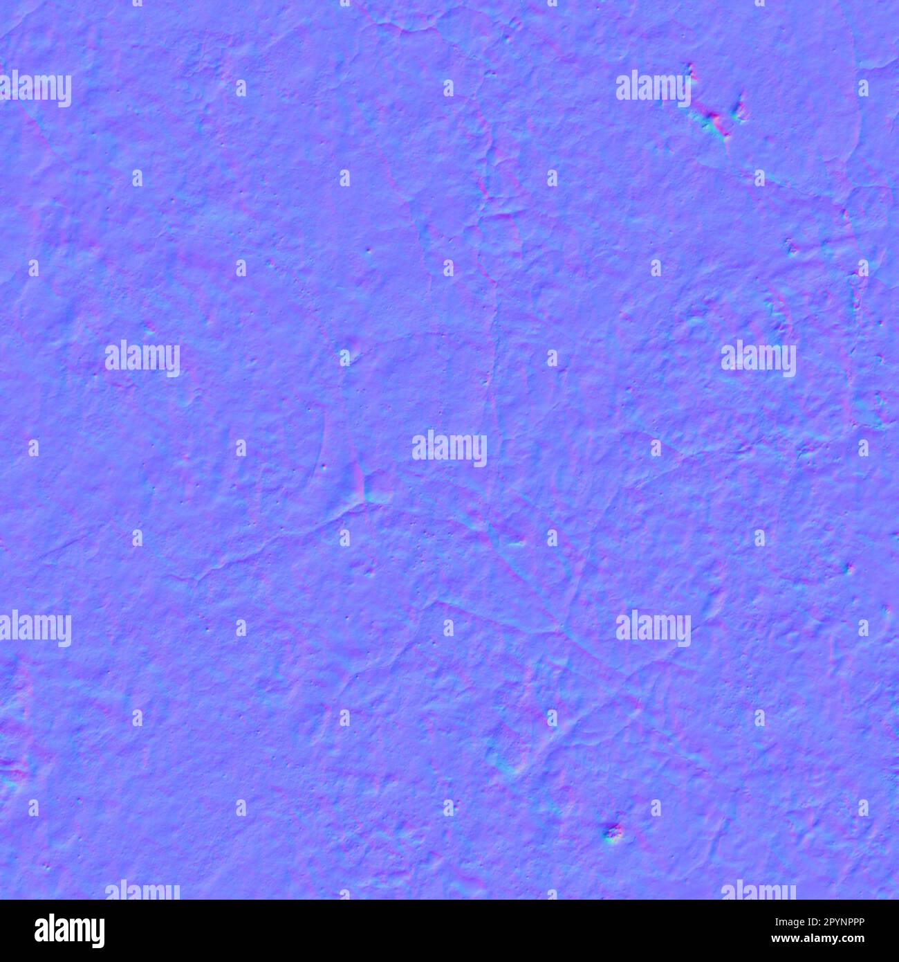 Normale Karte Beton beschädigte Textur, normale Abbildung Stockfoto