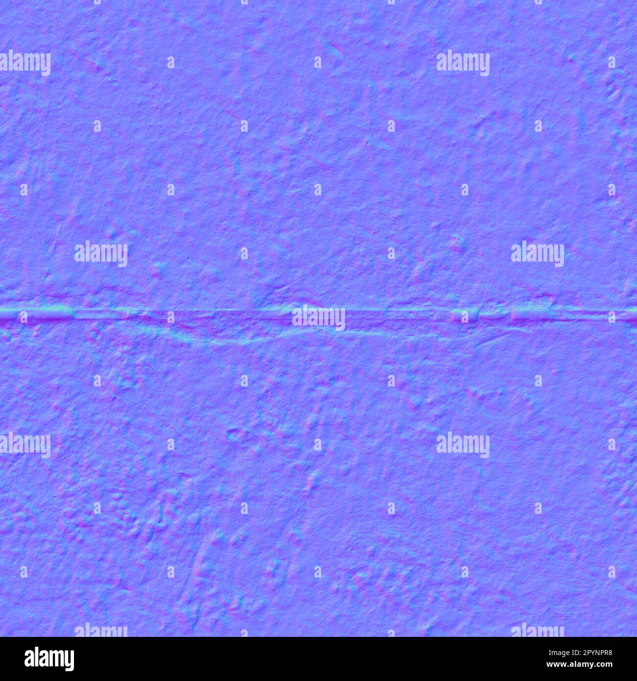Normale Karte Beton beschädigte Textur, normale Abbildung Stockfoto