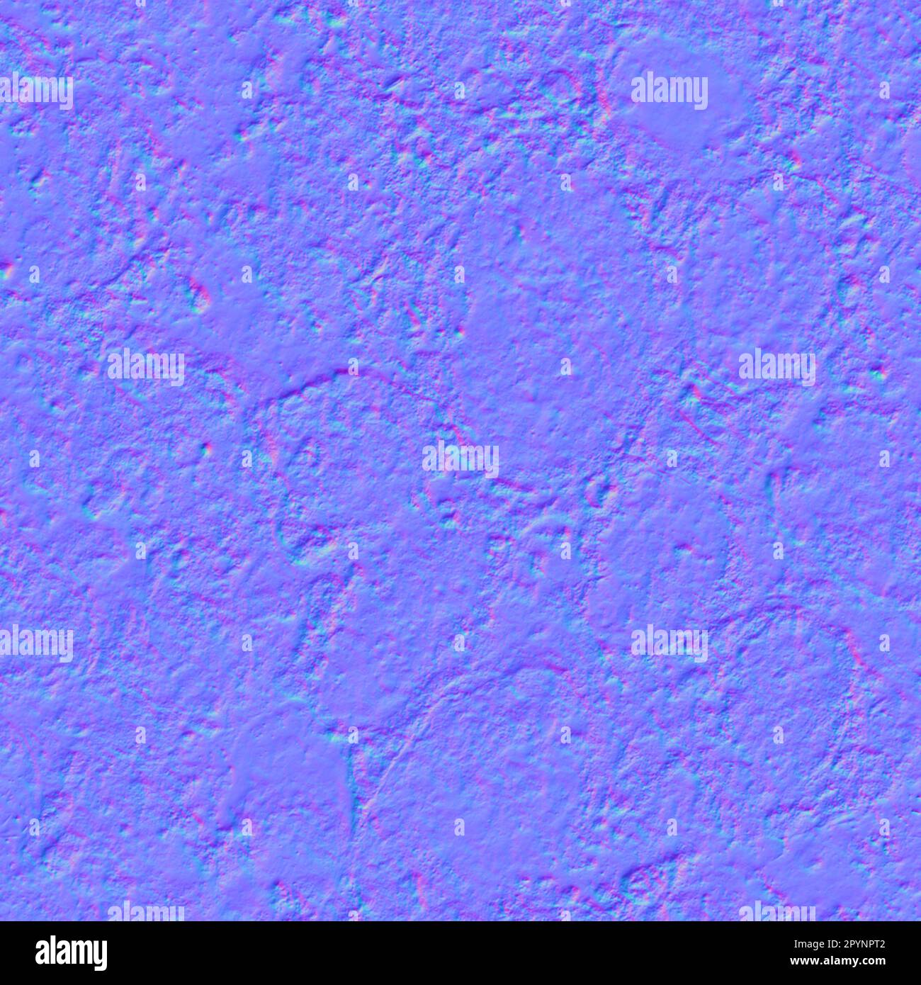 Normale Karte Beton beschädigte Textur, normale Abbildung Stockfoto