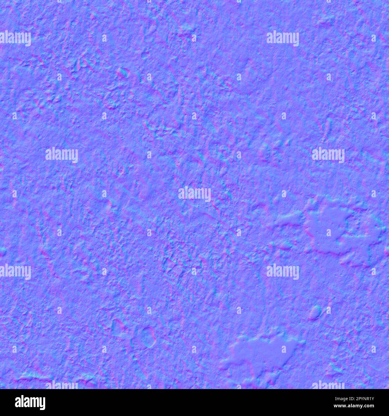 Normale Karte Beton beschädigte Textur, normale Abbildung Stockfoto
