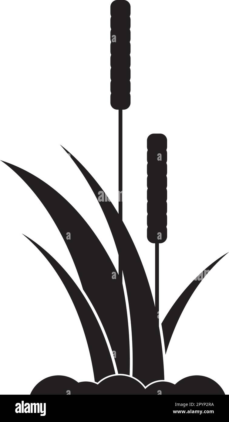 Pflanzensymbol, Darstellung eines einfachen Designs Stock Vektor