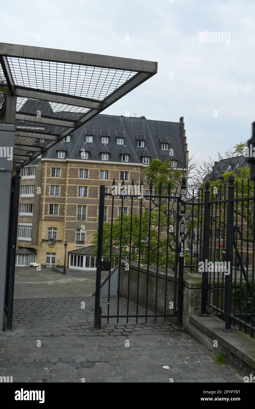 Rückseite des Ibis Brussels City Centre Stockfoto