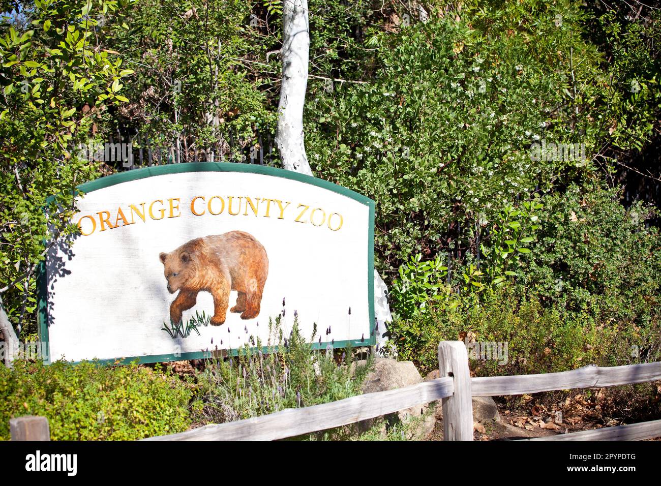 Irvine Regional Park, Orange County Zoo Stockfoto