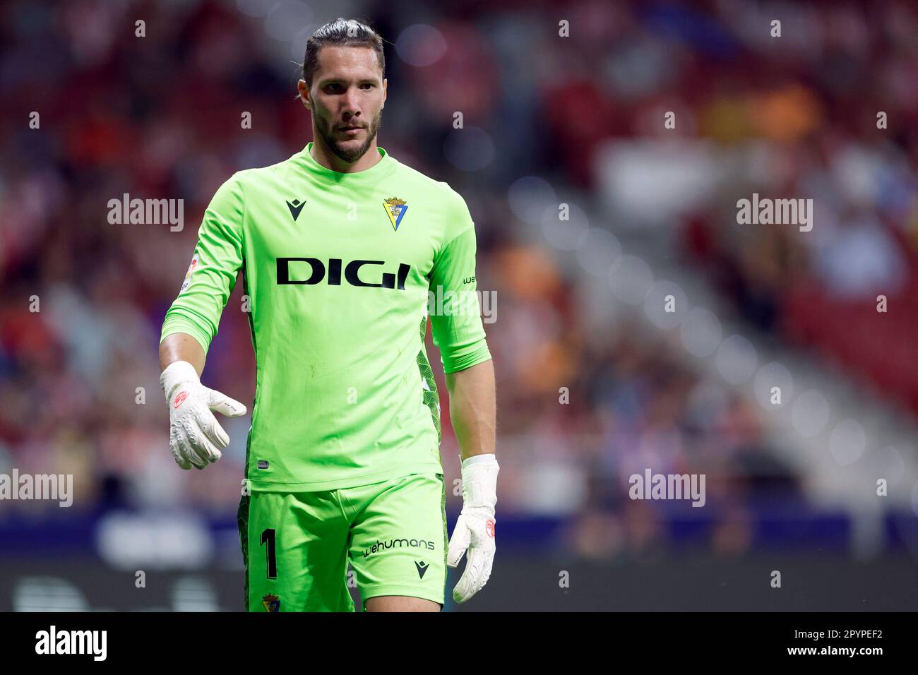 Madrid, Spanien. 03. Mai 2023, Jeremias Ledesma von Cadiz CF während des Spiels LaLiga, zwischen Atletico de Madrid und Cadiz CF. Gespielt im Civitas Metropolitano Stadium am 03. Mai 2023 in Madrid, Spanien. (Foto: Cesar Cebolla/PRESSIN) Stockfoto