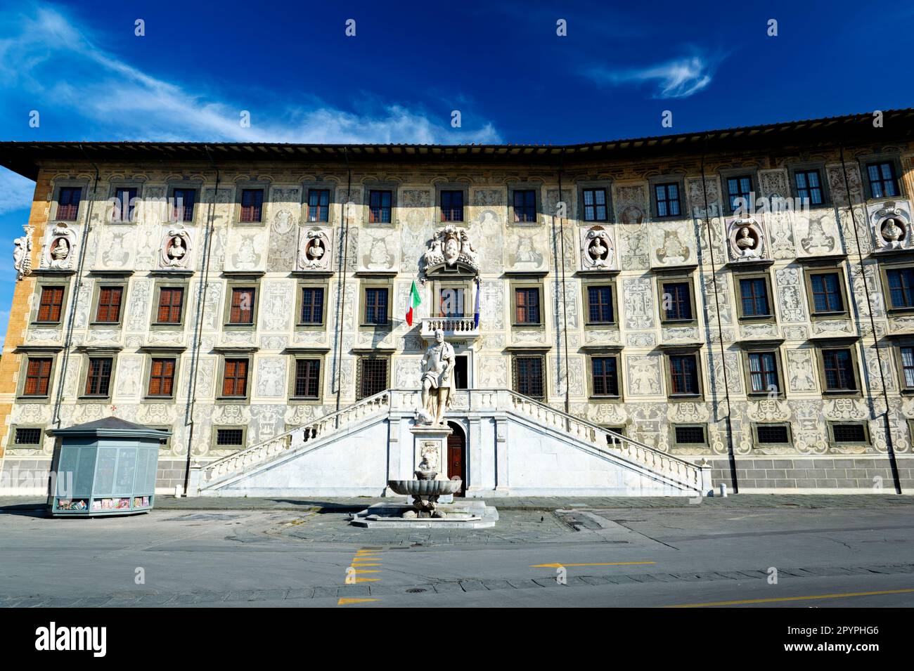 Pisa Toskana Italien. Scuola Normale Superiore im Palazzo della Carovana Stockfoto