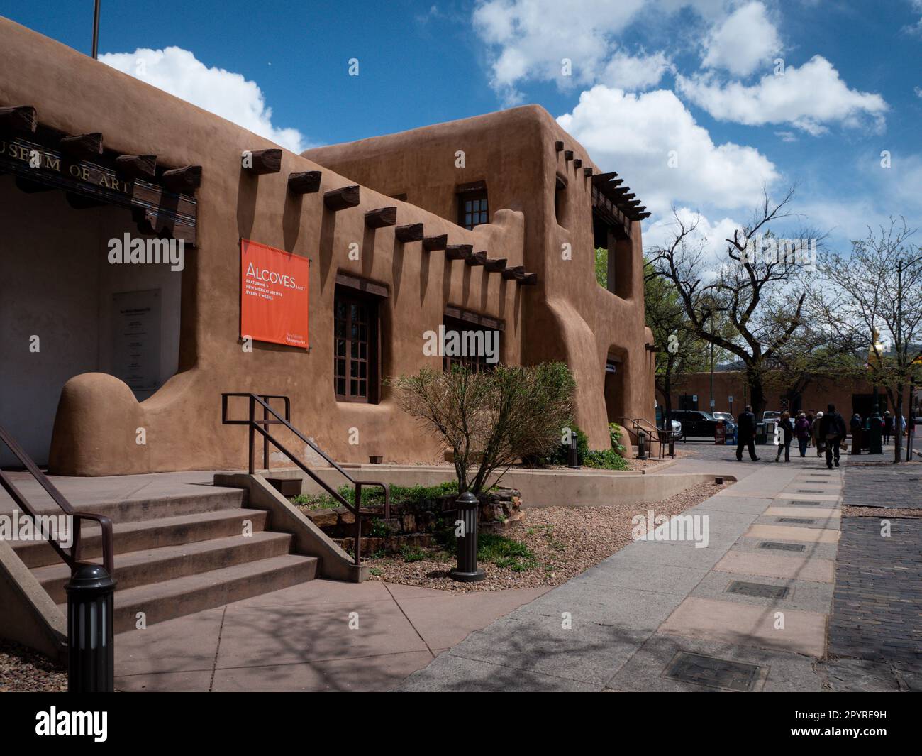 New Mexico Museum of Art in Santa Fe, New Mexico Stockfoto