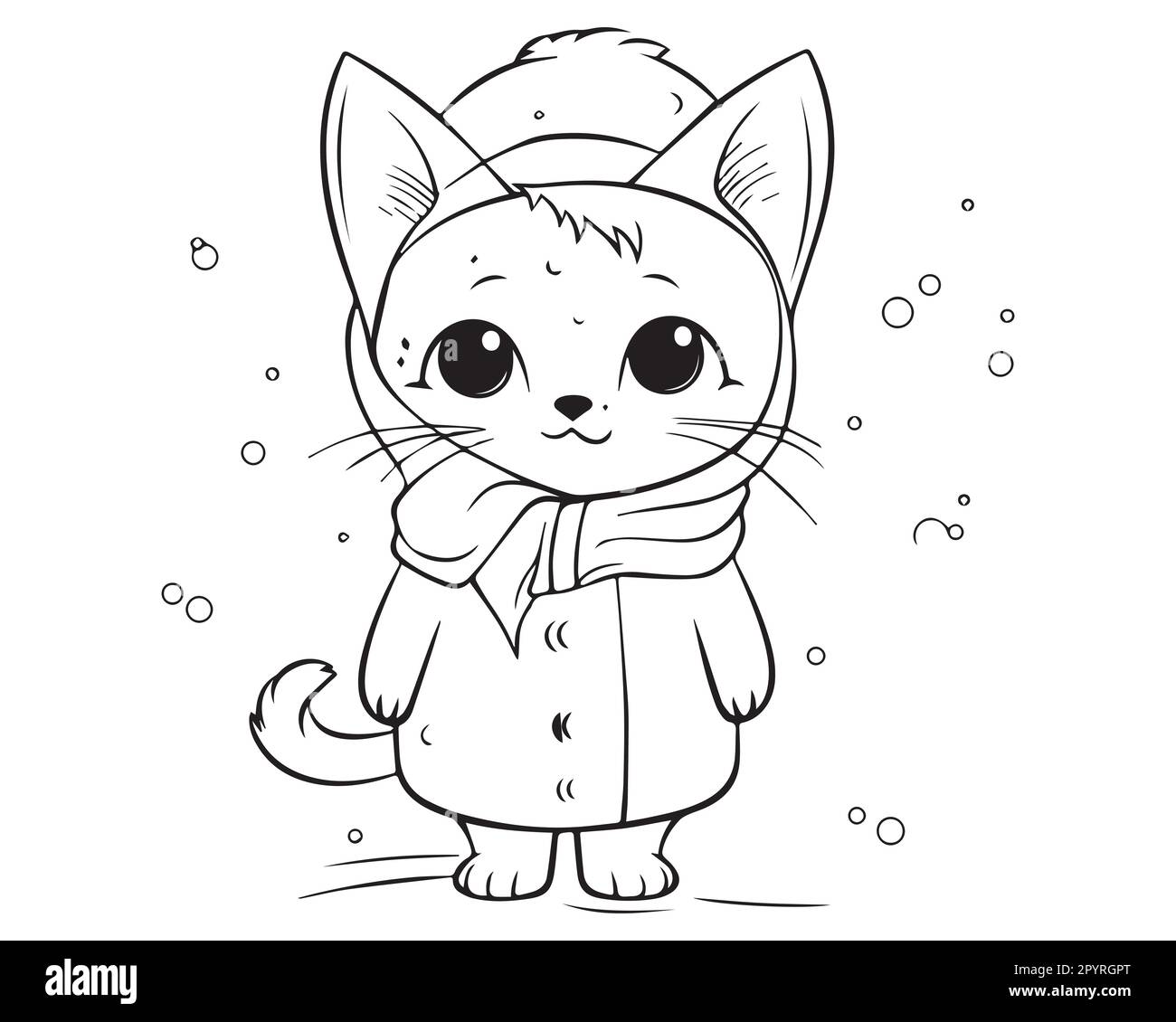 Ausmalbilder cute Stock-Vektorgrafiken kaufen - Alamy