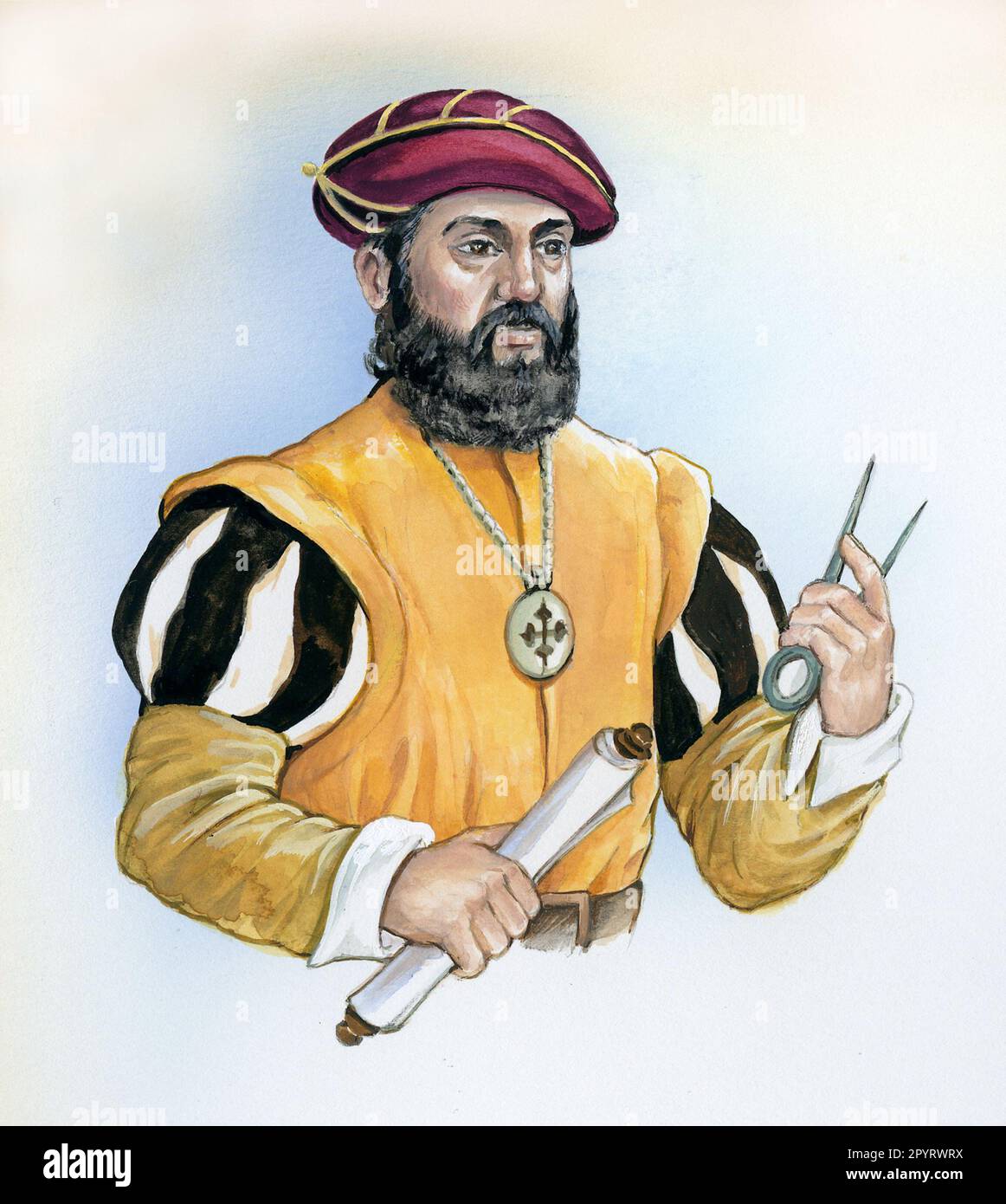 General-Ferdinand Magellan Portugiesische Entdeckerin (1450-1521) Stockfoto