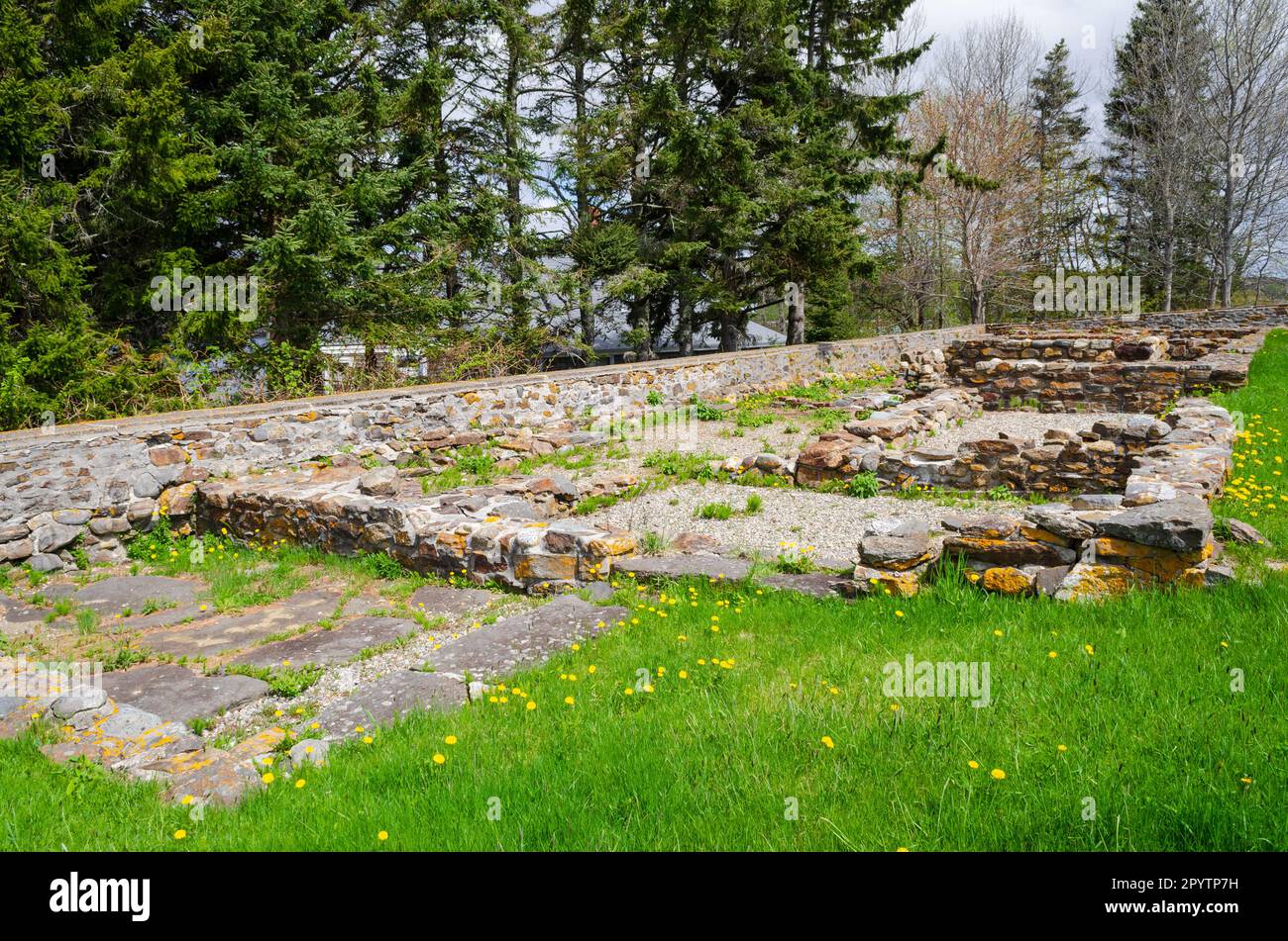 Colonial Pemaquid State Historic Site in Maine Stockfoto