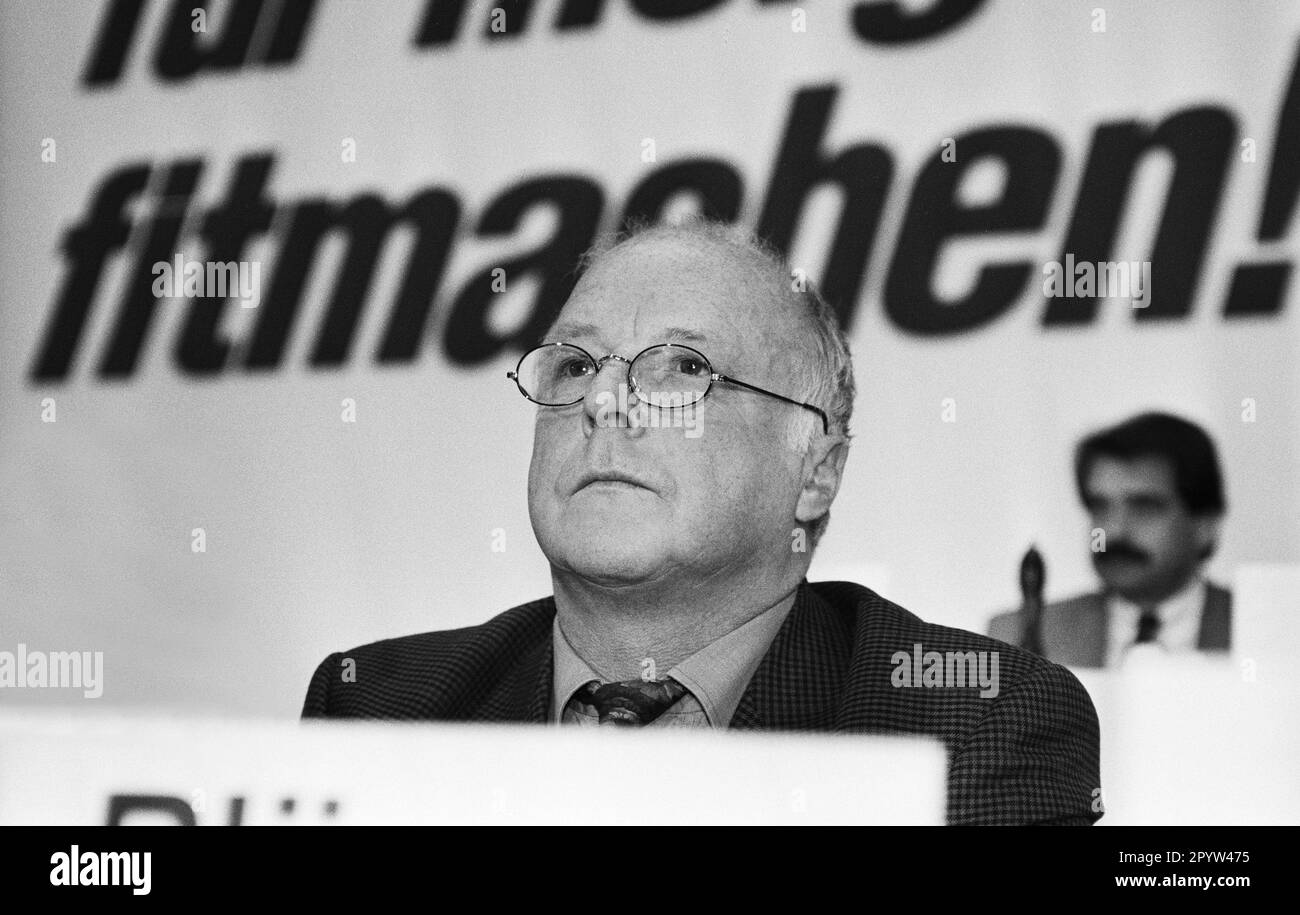 Deutschland, Bonn, 14/03/1992 Archiv: 32-48-15 NRW-CDU Parteikonferenz Foto: Norbert Bluem [automatisierte Übersetzung] Stockfoto