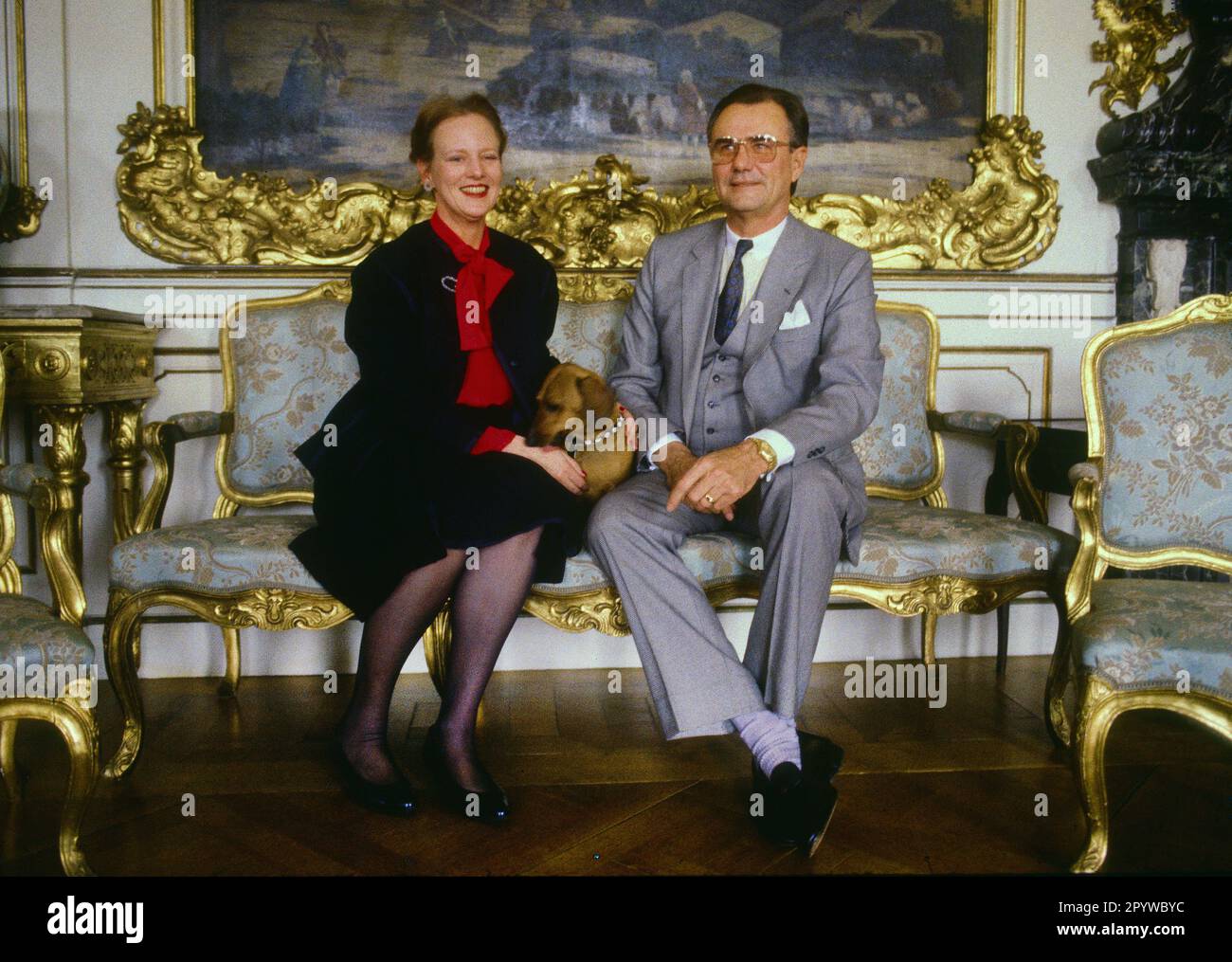Dänemark, Kopenhagen, 20.05.1996 Royal Danish House Foto: Queen Margrethe II und Prince Henrik [maschinelle Übersetzung] Stockfoto